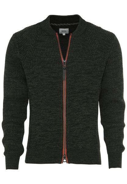 Strickjacke in Bomberjacken-Style