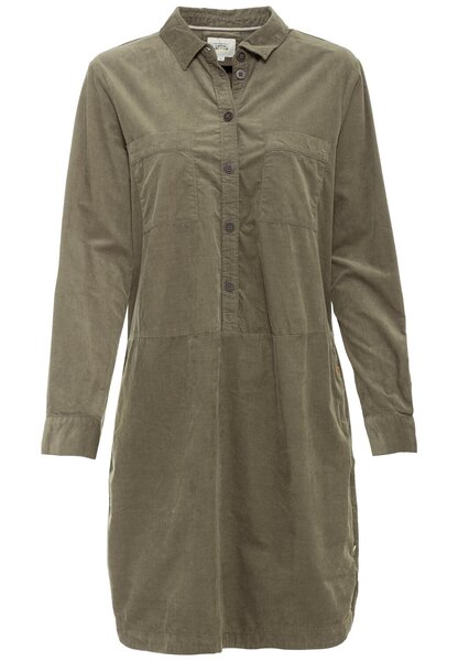 Kleid aus Baumwolle im Cord Look