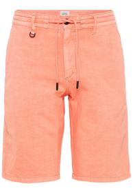 Chino Shorts aus Baumwoll/Leinen-Mix