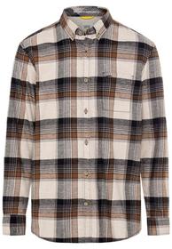 Flanellhemd im Karomuster aus reiner Baumwolle