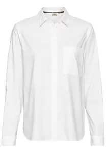 Langarm Bluse aus reiner Baumwolle