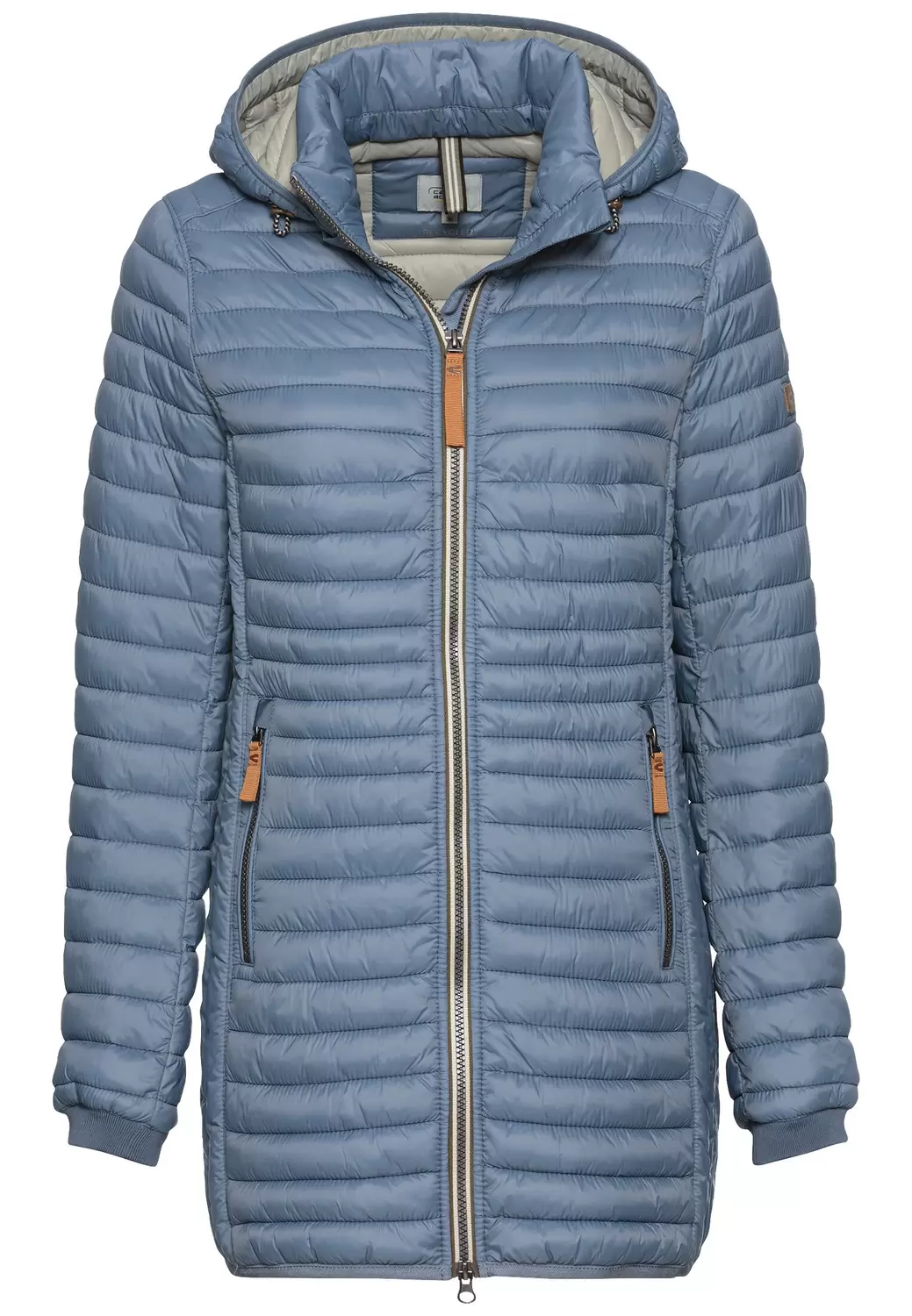 Steppjacke mit abnehmbarer Kapuze