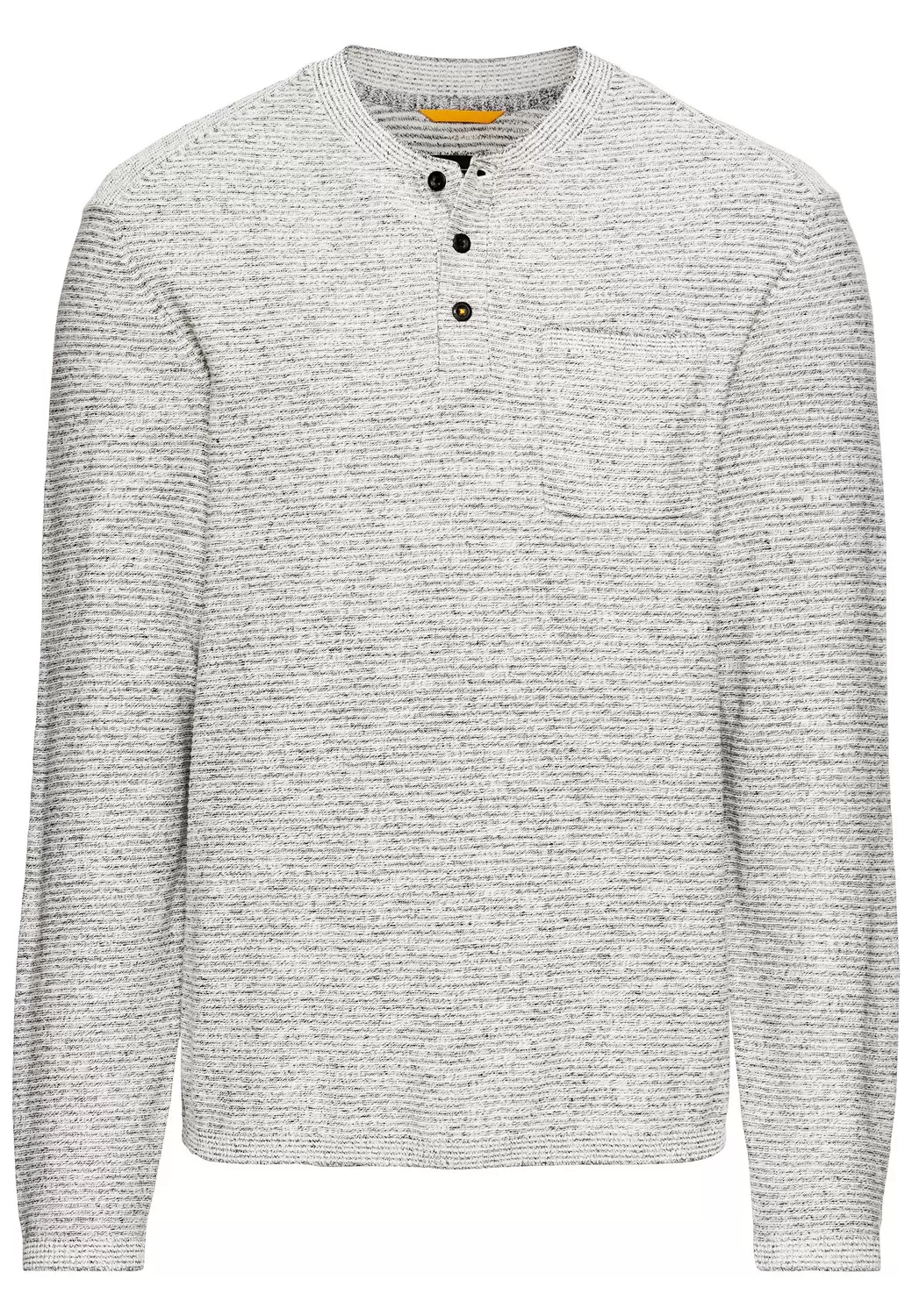 Henley Langarmshirt aus einem Baumwollmix