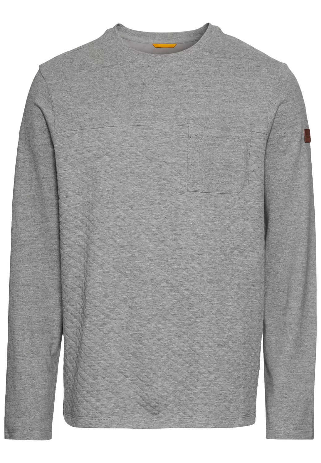 Langarmshirt mit Steppmuster