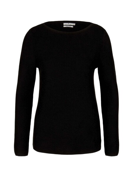 pullover rib - 14482/deep black