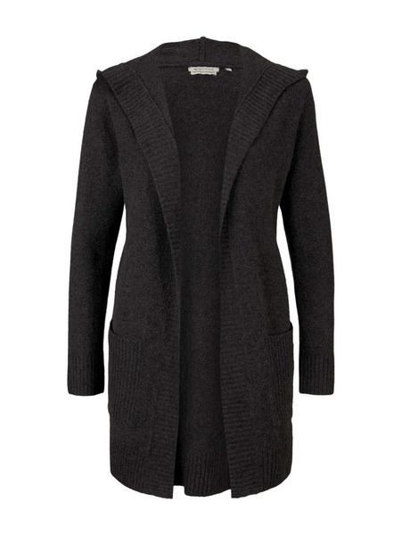 cozy hood cardigan