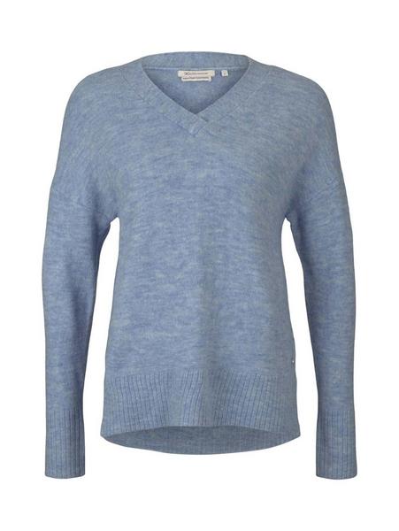 cozy v-neck pullover