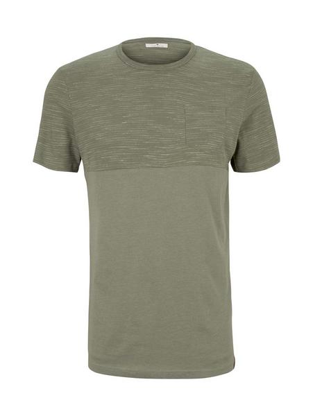 striped t-shirt wirh cutline