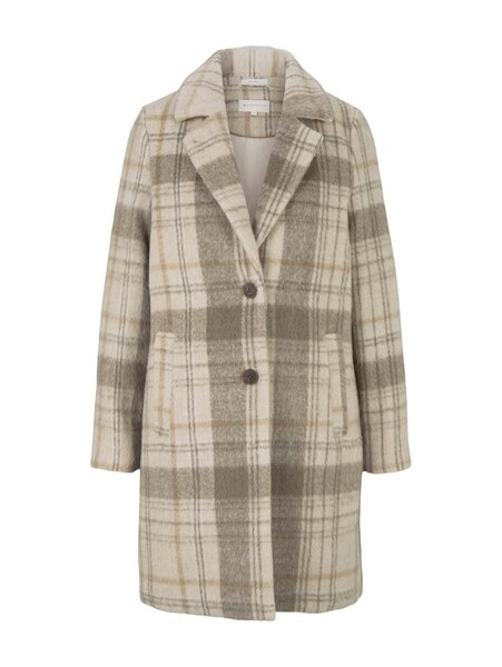 check coat - 27588/beige check design