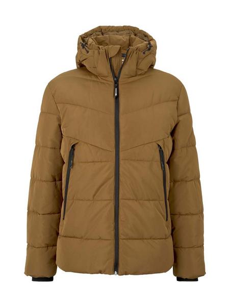 heavy puffer - 25985/deep cognac