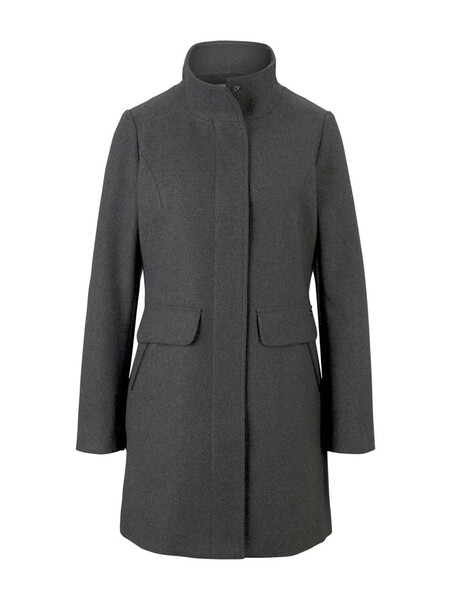 wool look coat