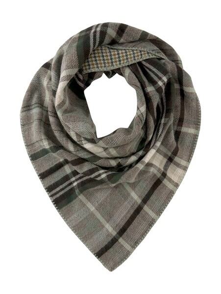 scarf triangle doubleface - 13234/java dark brown