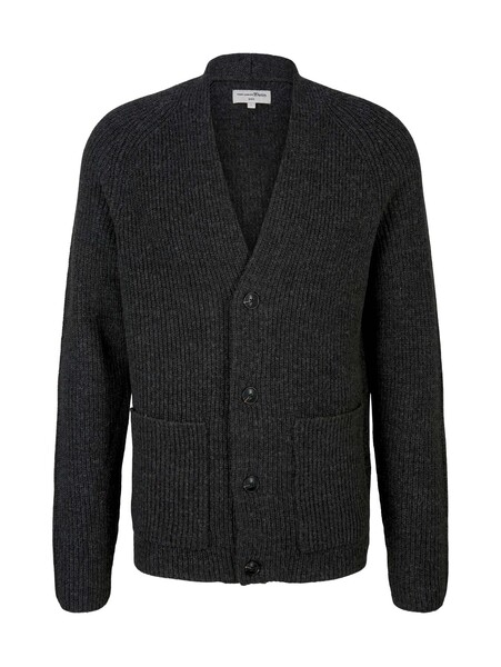 cardigan cosy - 10617/black gray melange