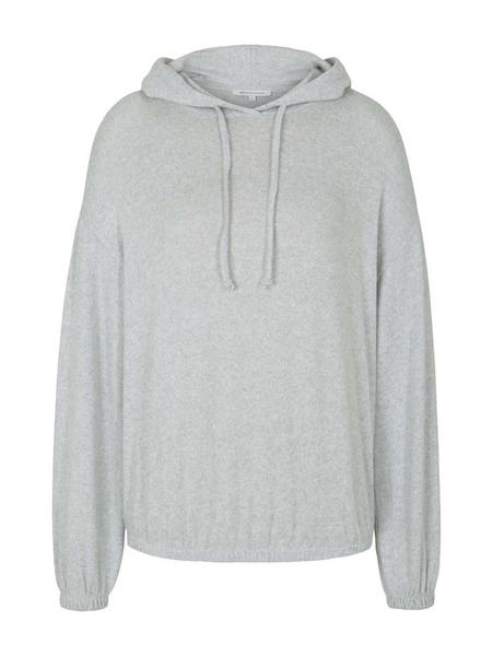 cosy hoodie - 28321/grey mint melange