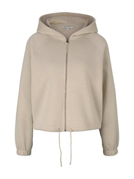 oversized sweat jacket - 27609/cold beige