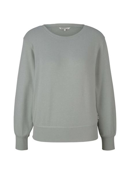cosy sweater - 27832/soft greyish green melang