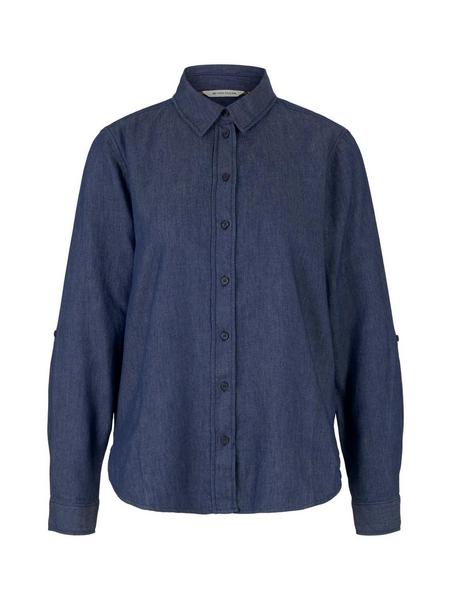 blouse denim look - 10110/Blue Denim