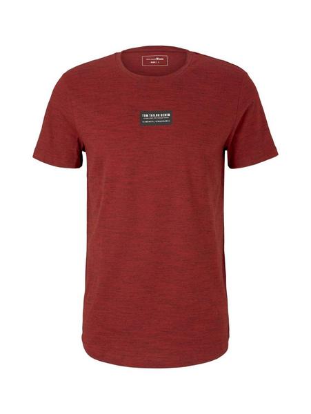 structured Tee w. small print