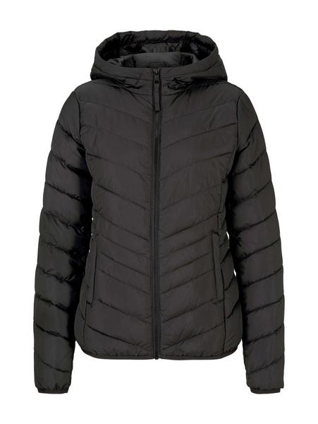 light weight puffer jacket - 14482/deep black