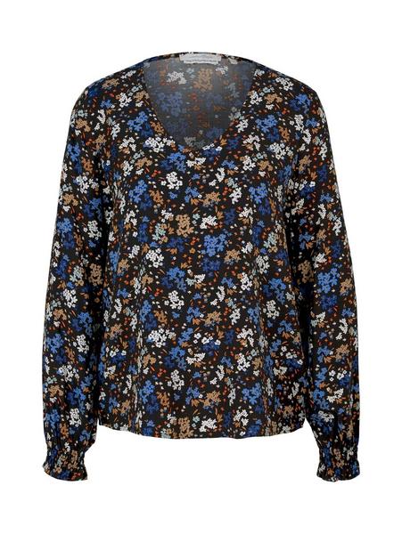 viscose v-neck blouse