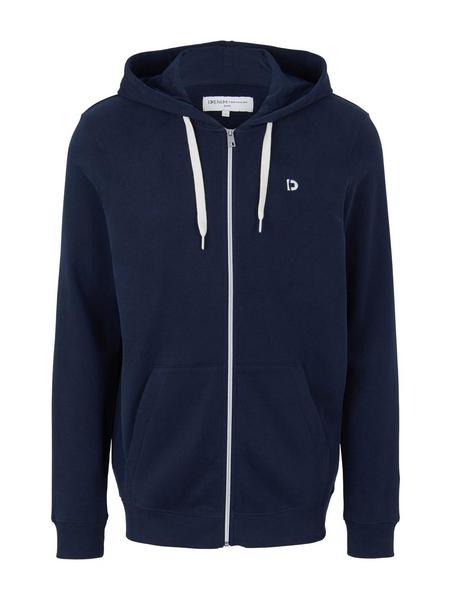 sweatjacket with embro - 10668/Sky Captain Blue