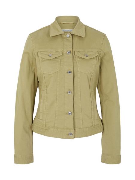 colored denim jacket - 28723/moderate olive