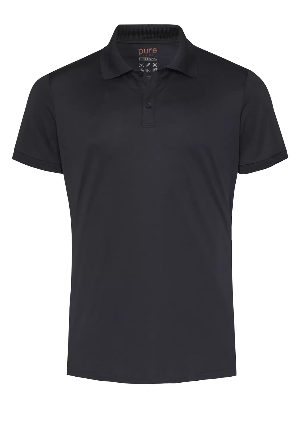 Pure Functional Polo slim fit Halbarm
