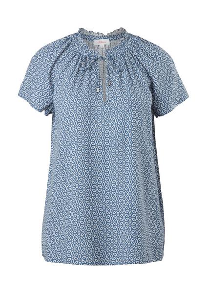 Bluse kurzarm - 57A6/Faded Blue