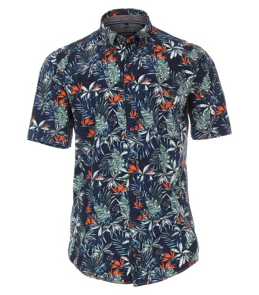 B.D. Casual Short 1/2Arm L0562 - 100/100 blau