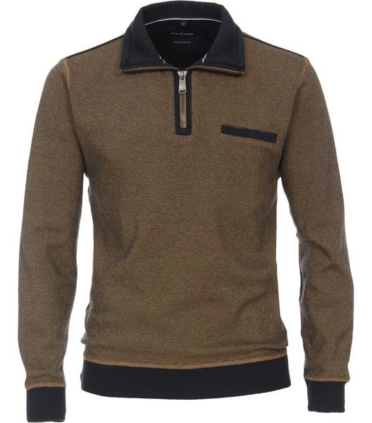 SNOS Sweatshirt mit Zip - 539/539 gelb