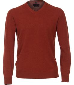 Pullover mit V-Ausschnitt uni 004430