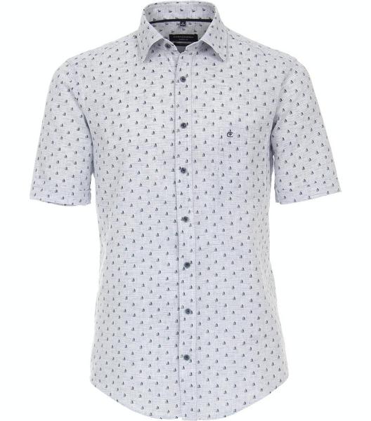 Kent Casual Short 1/2Arm L048 - 100/100 blau