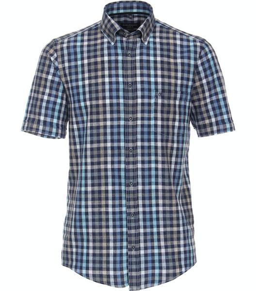 B.D. Casual Short 1/2Arm L048 - 101/101 blau