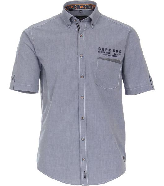 B.D. Casual Short 1/2Arm L0611 - 100/100 blau