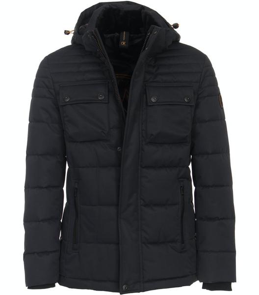 Outdoor Jacke, Kapuze - 108/108 blau