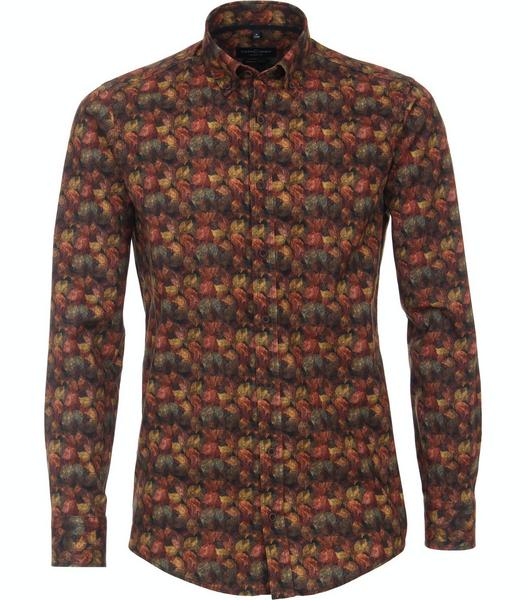 B.D. Casual Fit Freizeithemd - 450/Orange