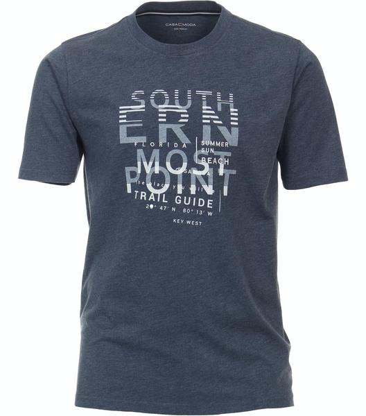 T-Shirt,O-Neck - 126/126 blau