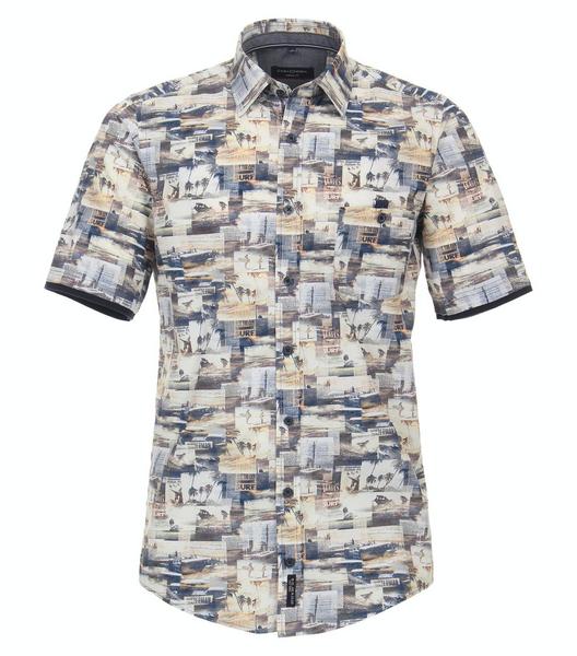 Kent Casual Fit Short 1/2Arm - 100/100 blau