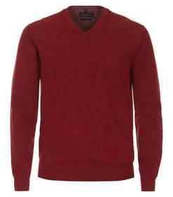 Pullover mit V-Ausschnitt uni 004430