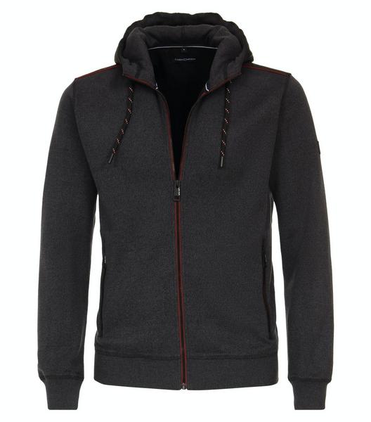 Sweatjacke mit Kapuze - 800/800 schwarz
