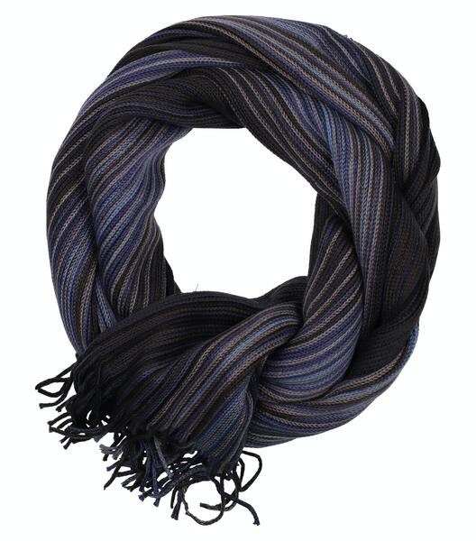 Schal,Raschel - 105/105 blau