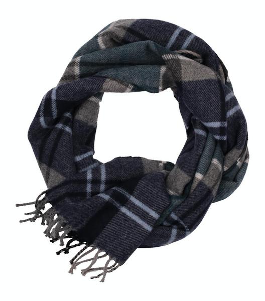 Schal,gewebt - 184/184 aqua bis petrol