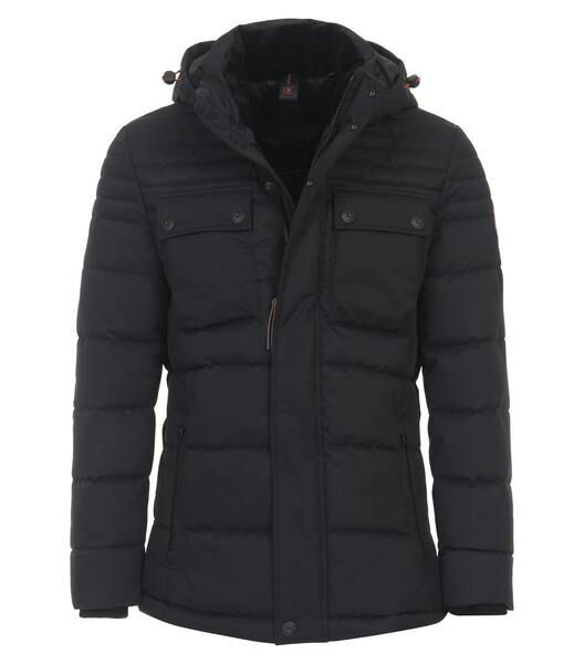 Outdoor Jacke mit Kapuze - 108/108 blau