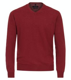 Pullover mit V-Ausschnitt uni 004430