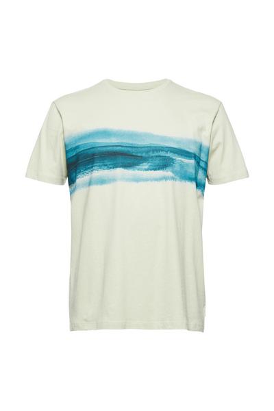 Jersey-T-Shirt mit Print, 100% Bio-Baumwolle