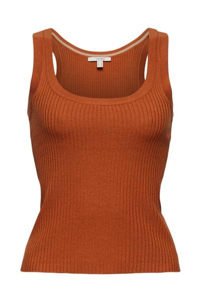 knitted top - E235/CARAMEL