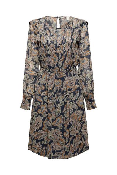 Chiffonkleid mit Print