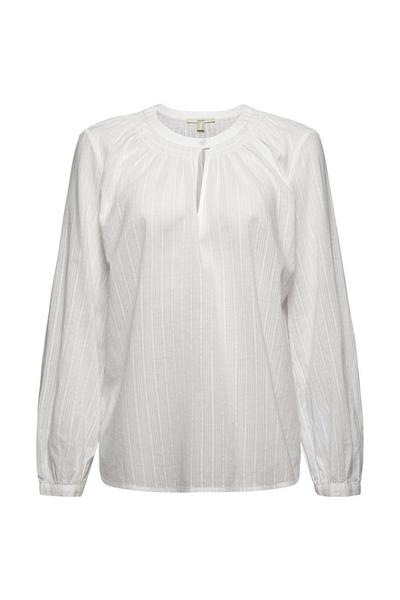 SG-071EE1F304       BCI dobby blous - E110/OFF WHI