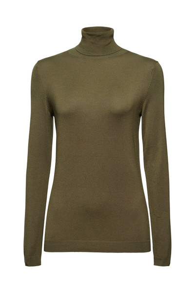 rollneck sweate - E355/DARK KHAKI