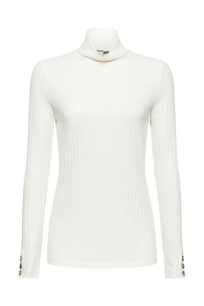 Geripptes Longsleeve mit Baumwolle